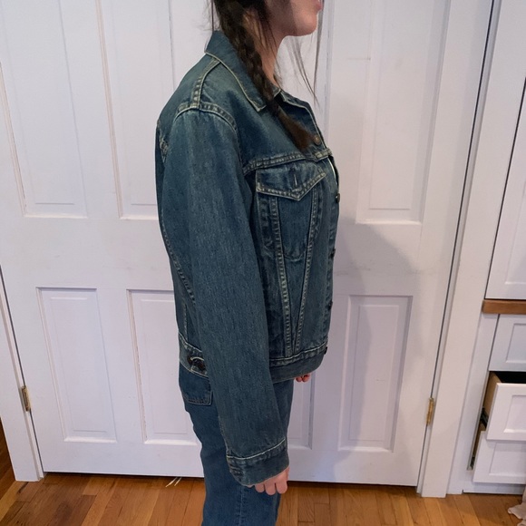 Oversized denim jacket - Picture 2 of 3